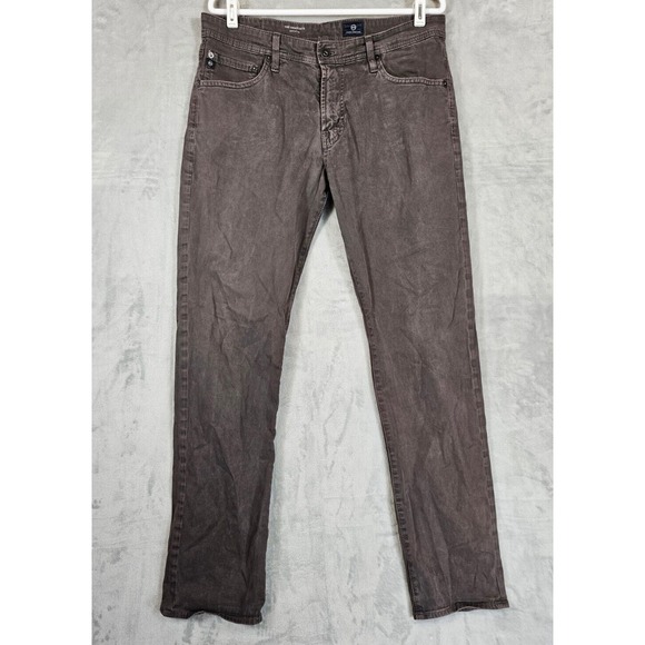 Adriano Goldschmied AG The Graduate Pants Men's 33x31.5 Brown Chino Tailored Leg - Picture 1 of 8
